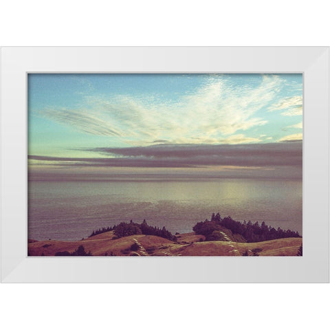 Pulls at My Soul White Modern Wood Framed Art Print by Rogers, Eunika