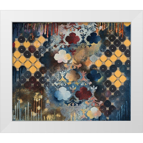 Gilded Age White Modern Wood Framed Art Print by Robinson, Heather Noel