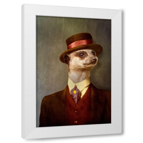 The Weakling White Modern Wood Framed Art Print by Roch, Martine