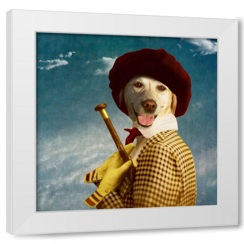 The Extravagant White Modern Wood Framed Art Print by Roch, Martine