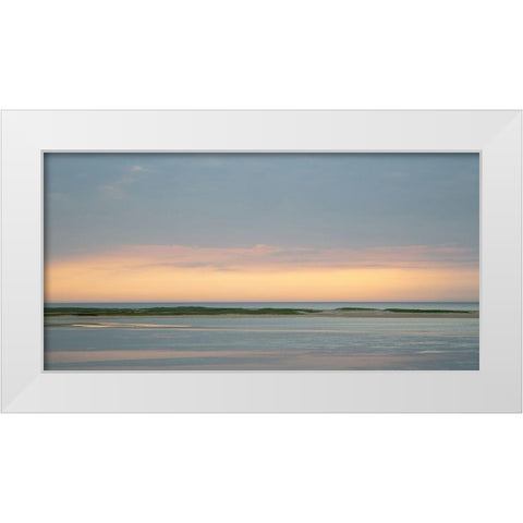Pastel Sunrise White Modern Wood Framed Art Print by Ryan, Brooke T.