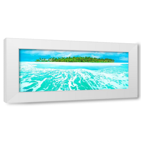 Castaway White Modern Wood Framed Art Print by Reed, Jack