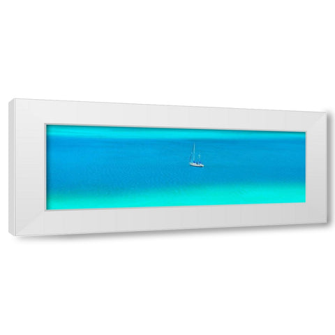 Taking The Day Off White Modern Wood Framed Art Print by Reed, Jack