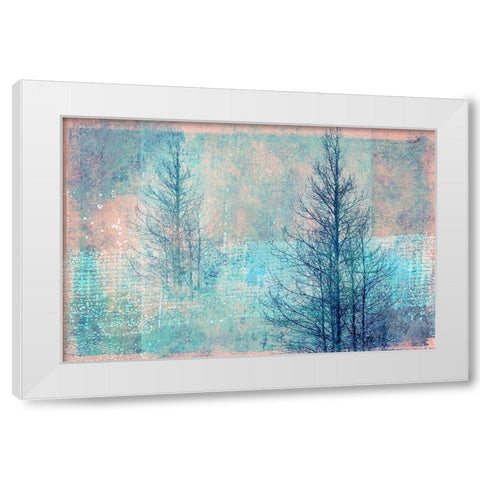 Ghostly Winter White Modern Wood Framed Art Print by Ruest, Liz