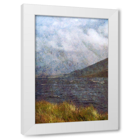 Loch Maree White Modern Wood Framed Art Print by Ruest, Liz