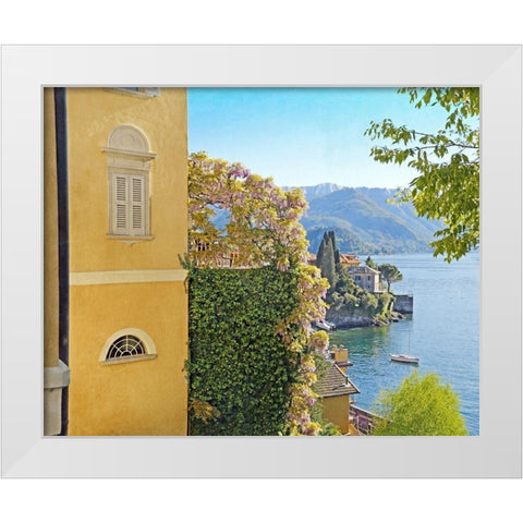 Varenna Vista No. 2 White Modern Wood Framed Art Print by Ryan, Brooke T.