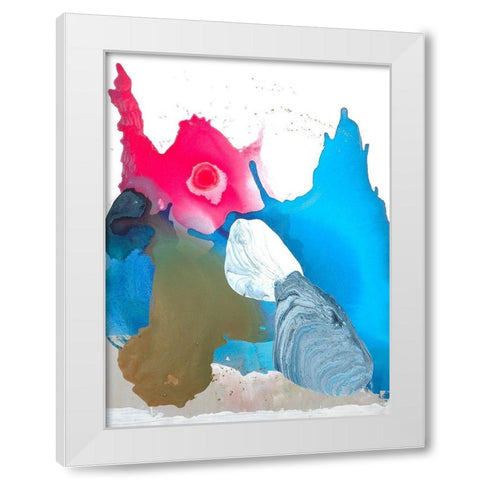Unaâ€™s Beach White Modern Wood Framed Art Print by Russell, Valerie