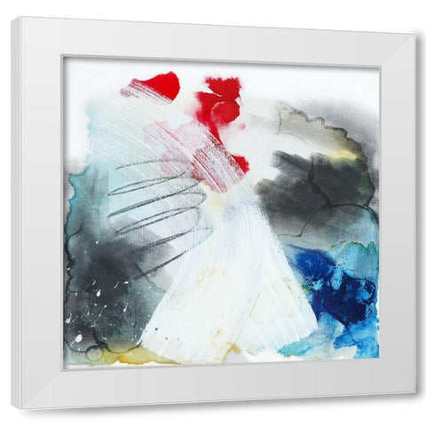 Windswept White Modern Wood Framed Art Print by Russell, Valerie