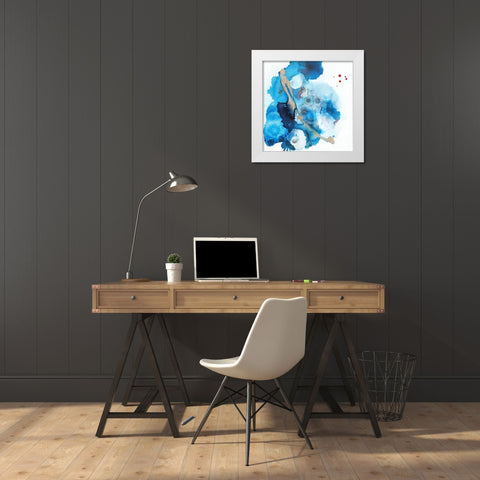 Diluted No. 2 White Modern Wood Framed Art Print by Russell, Valerie
