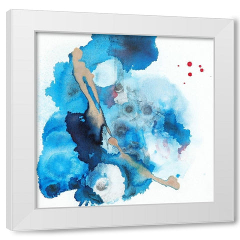Diluted No. 2 White Modern Wood Framed Art Print by Russell, Valerie
