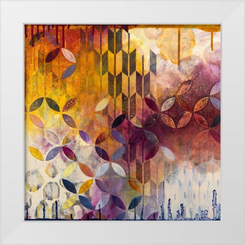 Confidently White Modern Wood Framed Art Print by Robinson, Heather Noel