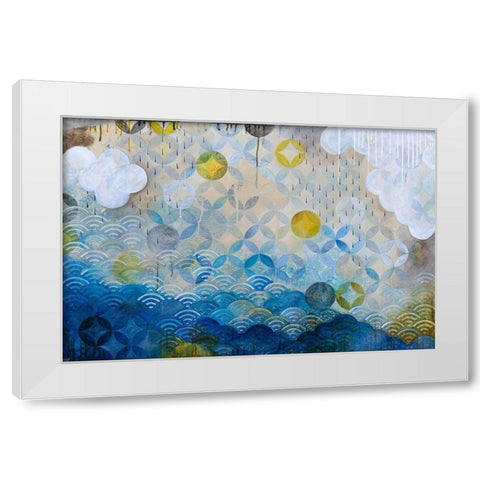 Float White Modern Wood Framed Art Print by Robinson, Heather Noel