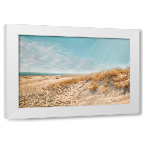 Chatham Lighthouse Beach White Modern Wood Framed Art Print by Ryan, Brooke T.