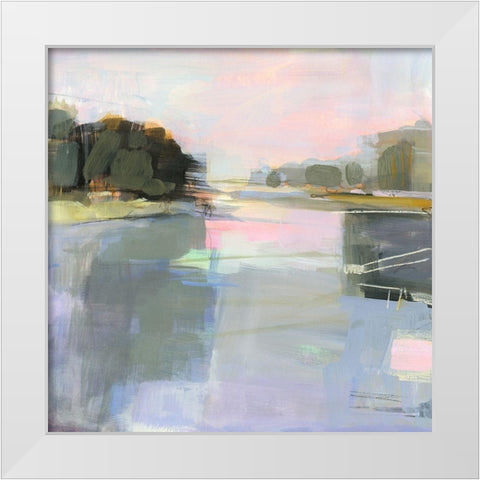 Gerrish Island White Modern Wood Framed Art Print by Robbins, Kathleen