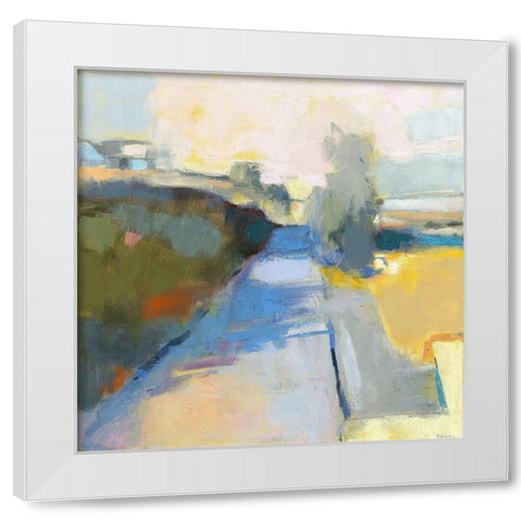 Marginal Way White Modern Wood Framed Art Print by Robbins, Kathleen