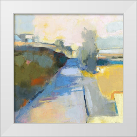 Marginal Way White Modern Wood Framed Art Print by Robbins, Kathleen