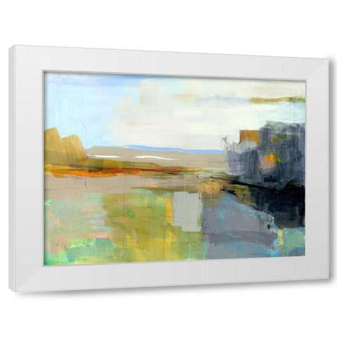 Summer Vibes White Modern Wood Framed Art Print by Robbins, Kathleen