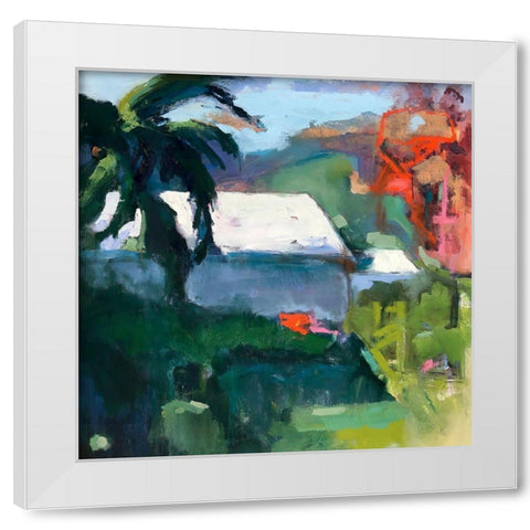 Crazy KW White Modern Wood Framed Art Print by Railsback, Page Pearson