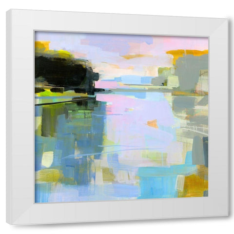 Chauncey Creek White Modern Wood Framed Art Print by Robbins, Kathleen