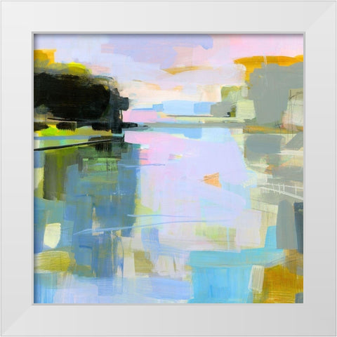 Chauncey Creek White Modern Wood Framed Art Print by Robbins, Kathleen