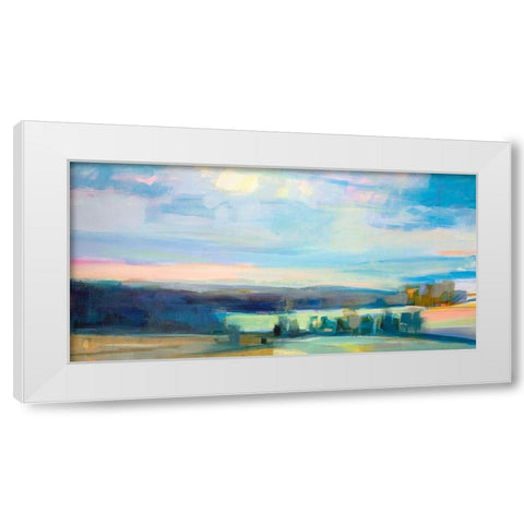 Scamman Farm 1 White Modern Wood Framed Art Print by Robbins, Kathleen