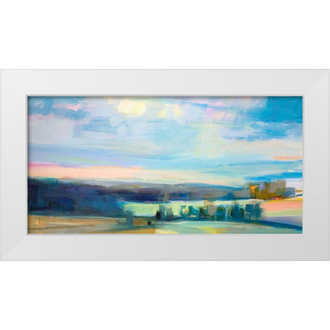 Scamman Farm 1 White Modern Wood Framed Art Print by Robbins, Kathleen