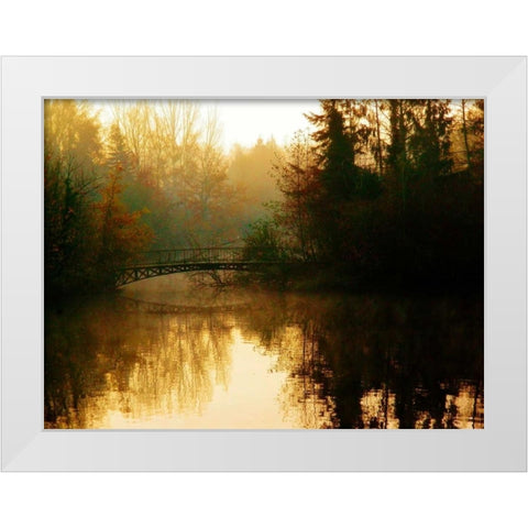 Marcels Hidden Treasure White Modern Wood Framed Art Print by Rickenbacher, John W.