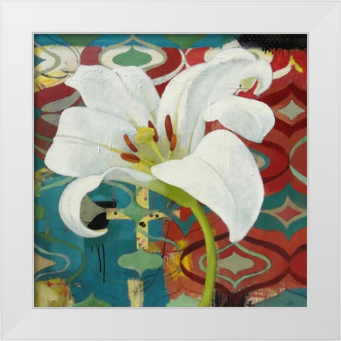 In the Spotlight White Modern Wood Framed Art Print by Rasmusson, Jennifer