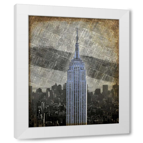 New York II White Modern Wood Framed Art Print by Roberts, Art