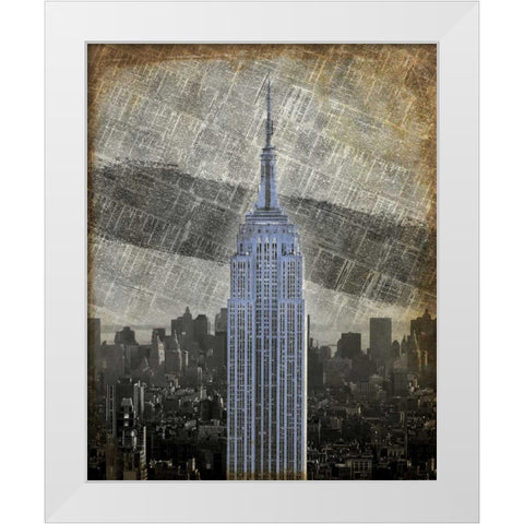 New York II White Modern Wood Framed Art Print by Roberts, Art