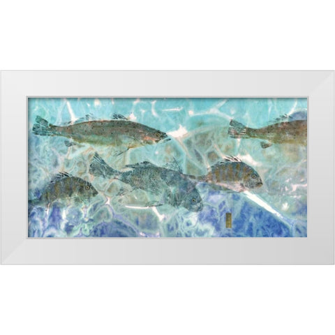 Inside Flats White Modern Wood Framed Art Print by Roberts, Jim