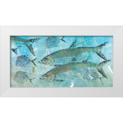 Tarpon Lagoon White Modern Wood Framed Art Print by Roberts, Jim