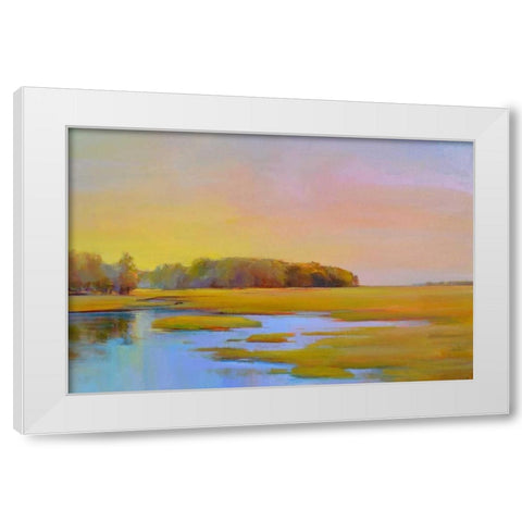Summer Marsh 2 White Modern Wood Framed Art Print by Ready, Holly