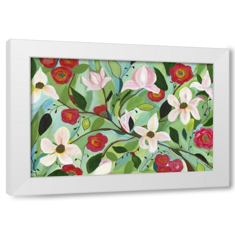 Wedding Day White Modern Wood Framed Art Print by Schmitt, Carrie