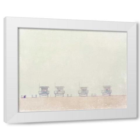 Four White Modern Wood Framed Art Print by Soffia, Myan