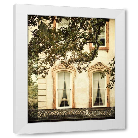 Savannah Charm I White Modern Wood Framed Art Print by Suchocki, Irene