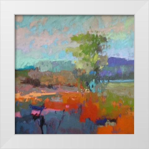 Colorfield XII White Modern Wood Framed Art Print by Schmidt, Jane