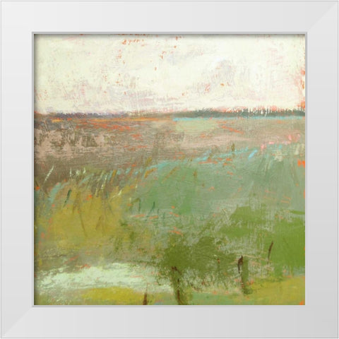 Landscape II White Modern Wood Framed Art Print by Schmidt, Jane