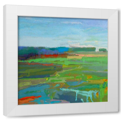 Vinalhaven #5 White Modern Wood Framed Art Print by Schmidt, Jane