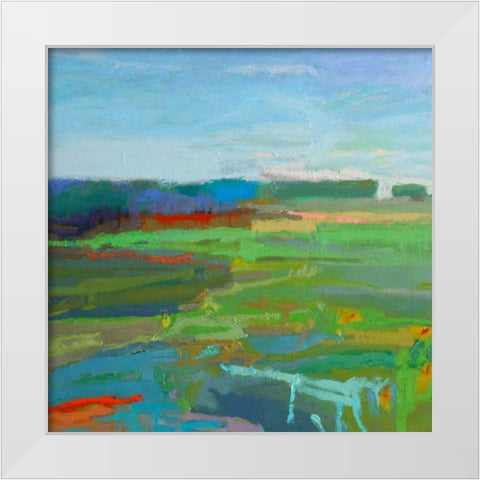 Vinalhaven #5 White Modern Wood Framed Art Print by Schmidt, Jane