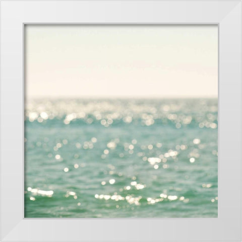 La Mer White Modern Wood Framed Art Print by Soffia, Myan
