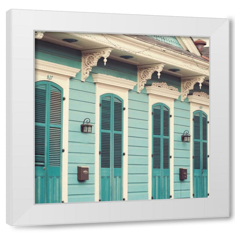 Shotgun Shack I White Modern Wood Framed Art Print by Suchocki, Irene