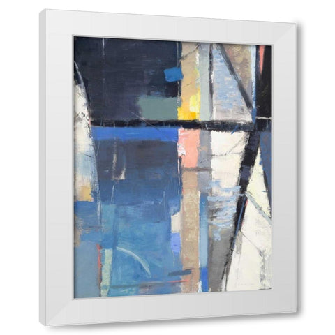 Woodlands No. 63 White Modern Wood Framed Art Print by Slonim, David Michael
