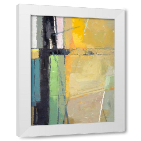Woodlands No. 59 White Modern Wood Framed Art Print by Slonim, David Michael