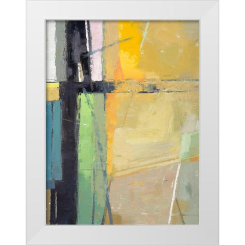 Woodlands No. 59 White Modern Wood Framed Art Print by Slonim, David Michael