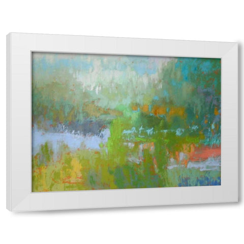 Southern Charm White Modern Wood Framed Art Print by Schmidt, Jane