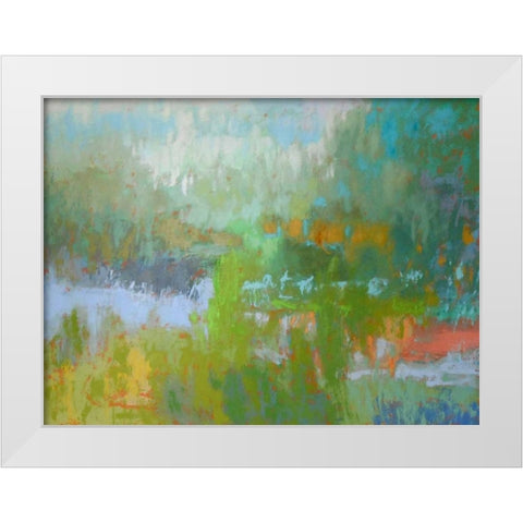 Southern Charm White Modern Wood Framed Art Print by Schmidt, Jane