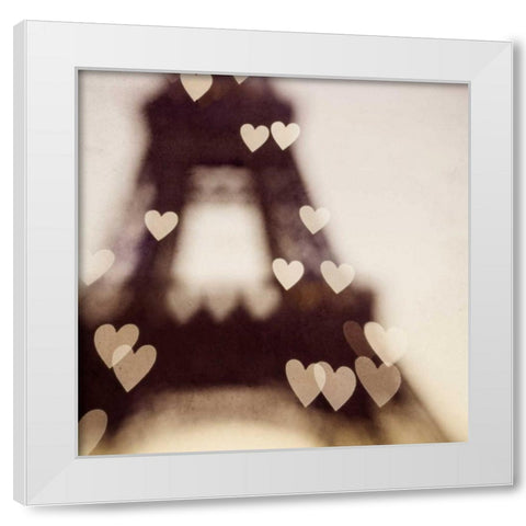 City of Love White Modern Wood Framed Art Print by Suchocki, Irene