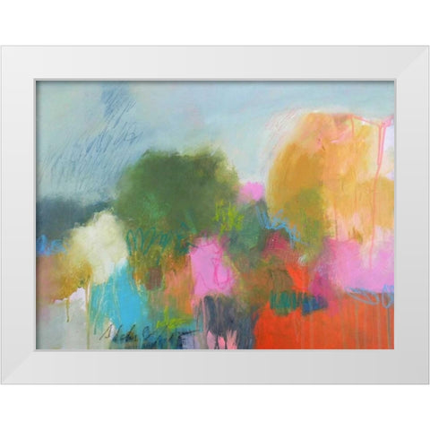 A Day at the Coast 0.2 White Modern Wood Framed Art Print by Schueler, Anna