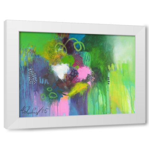 A Day at the Coast 0.6 White Modern Wood Framed Art Print by Schueler, Anna